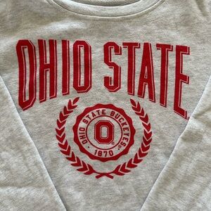 Scarlet & Gray Authentic Apparel Ohio State Crewneck